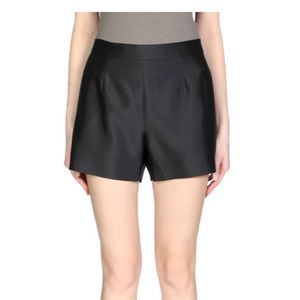 Raoul black silk/wool shorts